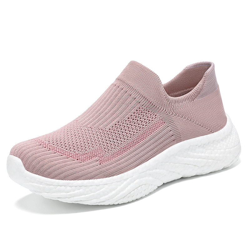 Men's Lightweight Elastic Knit Walking Casual Shoes