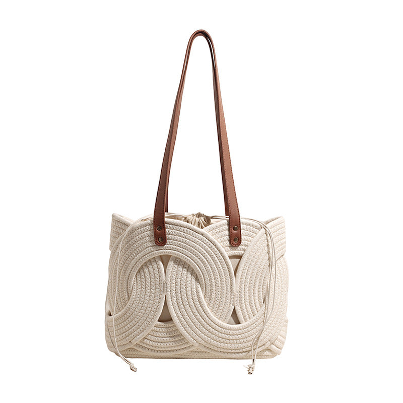 Creative Weave Shoulder Bag