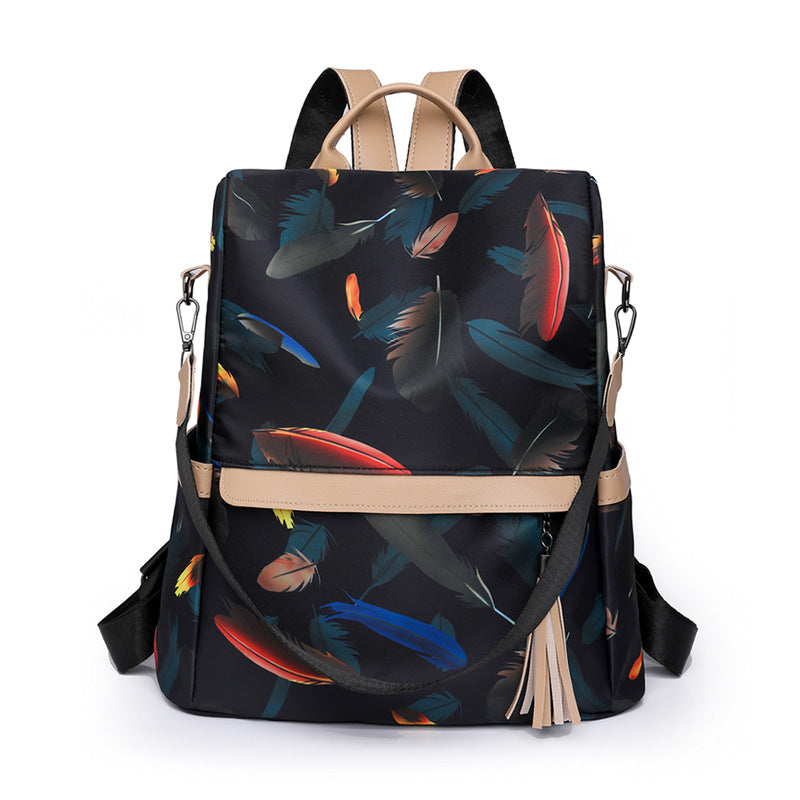 Korean Style Floral Backpack