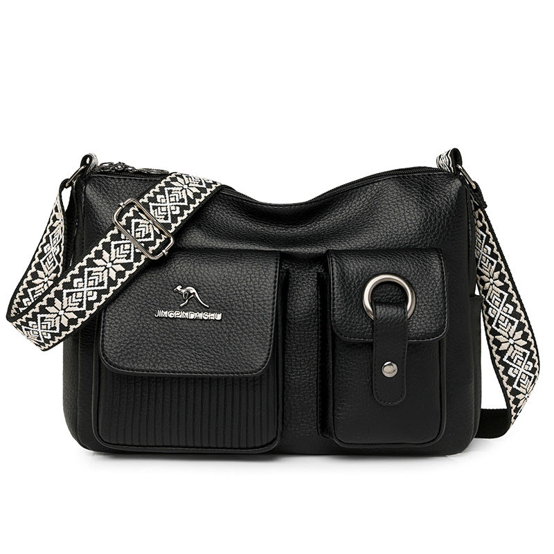 Multi Pocket Urban Shoulder Bag
