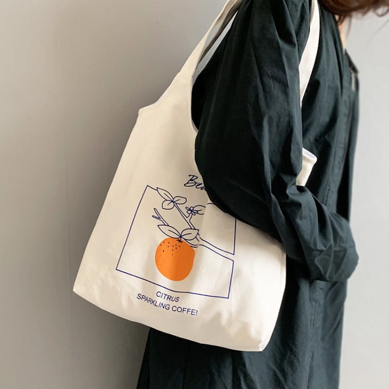 Women's Artistic Canvas Style Shoulder Bag