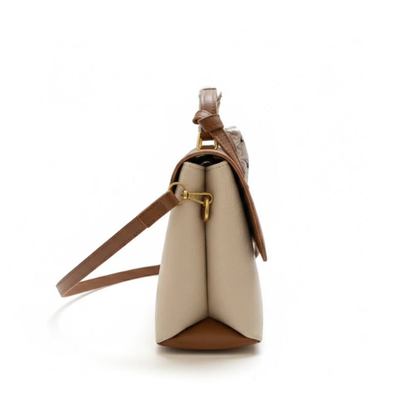 Elegant Structured Knotted Handbag