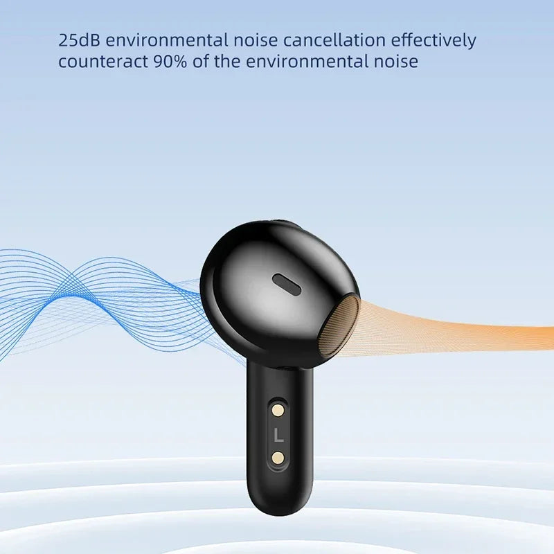 Dual Mic ENC Wireless Bluetooth Earbuds
