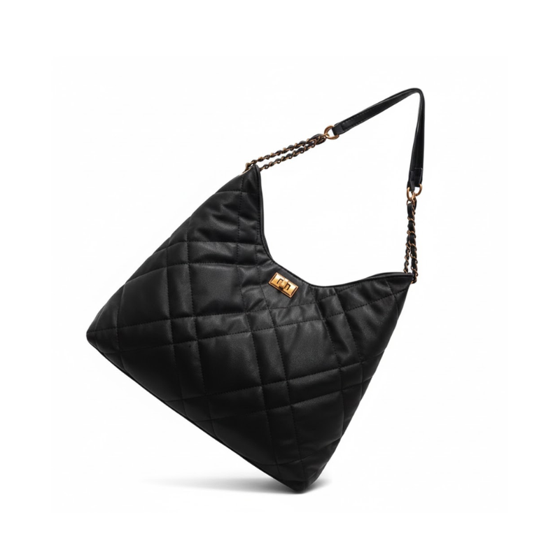 Signature Quilt Clasp Shoulder Bag