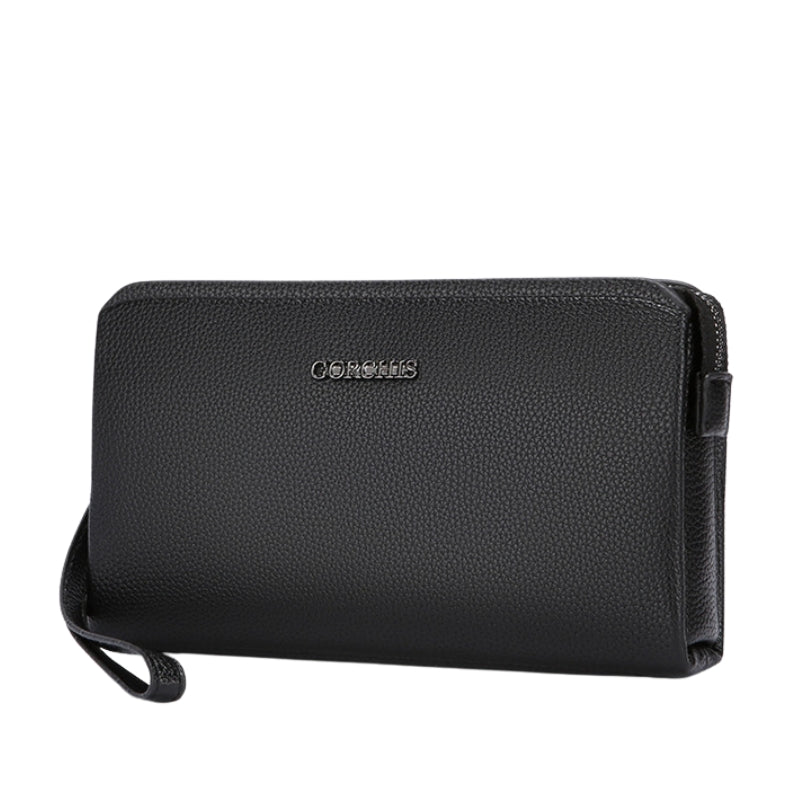 Men’s Anti Theft Biometric Fingerprint Lock Leather Wallet