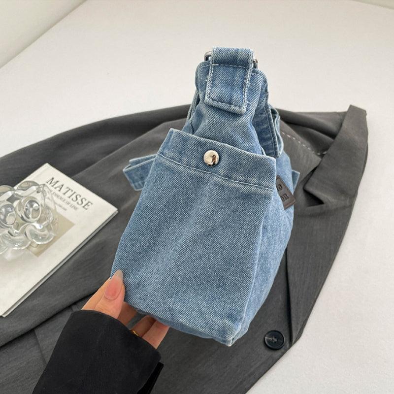 Women's High End Retro Denim Shoulder Bag