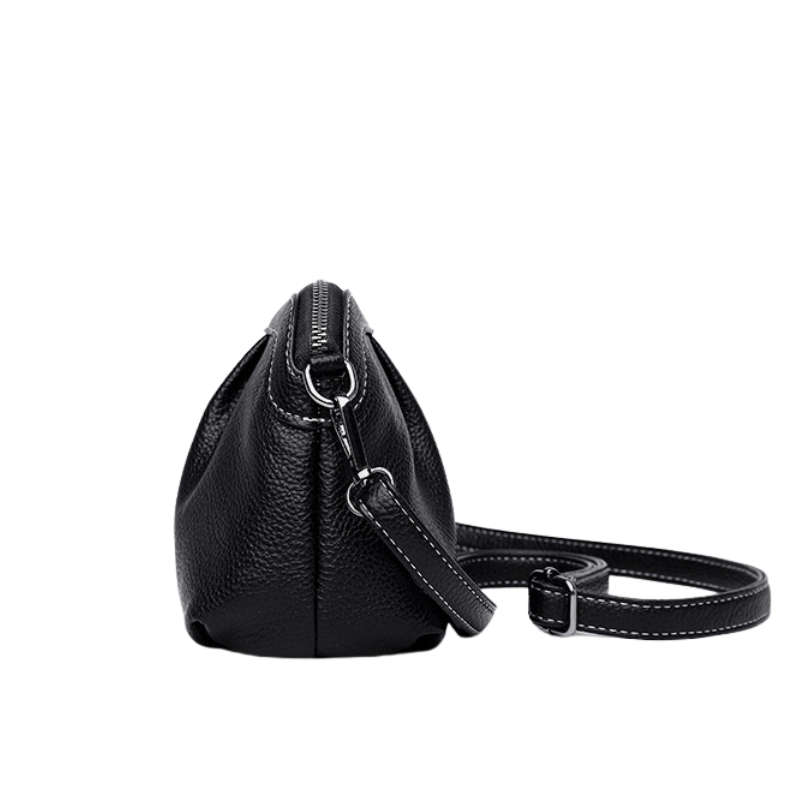 Soft Pebble Leather Mini Shoulder Bag