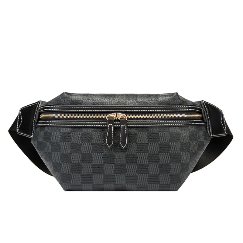 Plaid Elegance Crossbody Bag