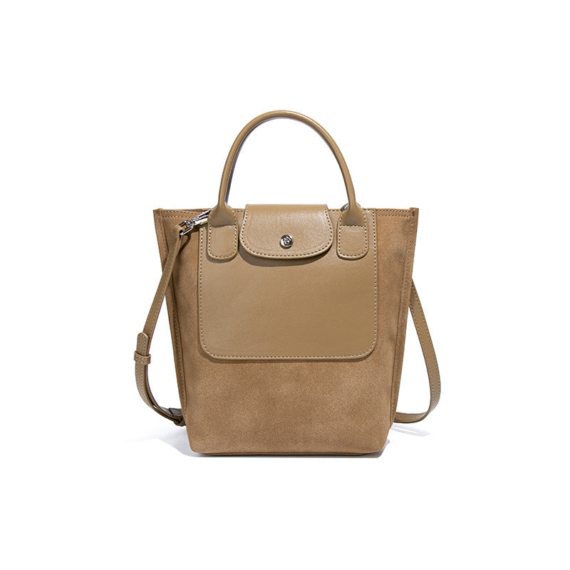 Retro Frosted Crescent Shoulder Bag