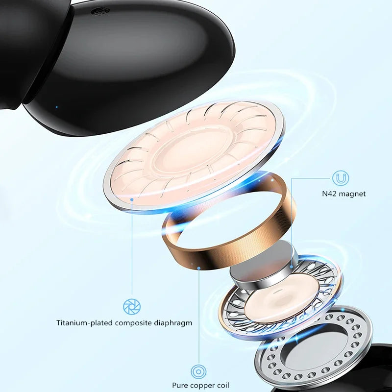 Awei Dual Mic ENC Noise Cancelling Wireless Bluetooth