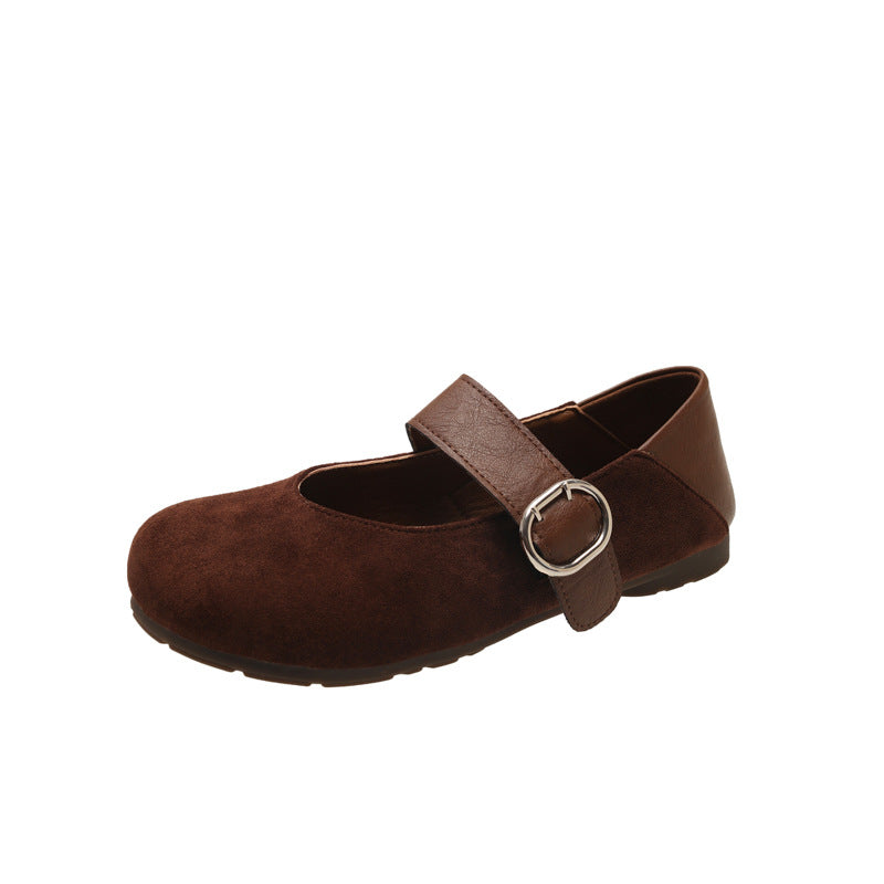 Vintage Buckle Strap Women’s Pumps