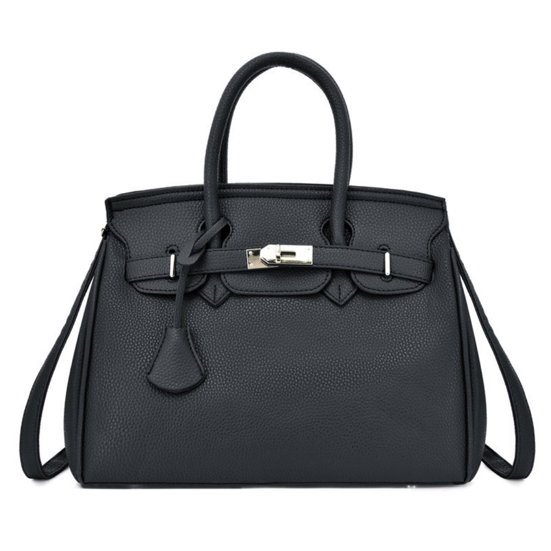 Platinum Style  Solid Color Shoulder Fashion Handbag