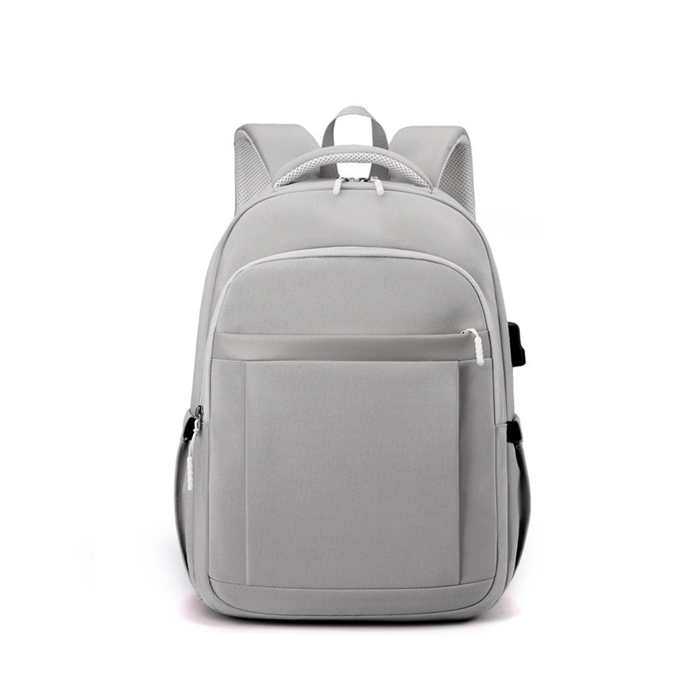 USB Charging Large Capacity Nylon School Travel Backpack