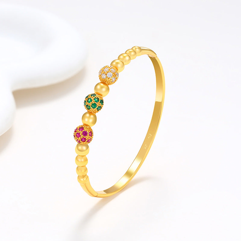 Colorful Gemstone Retro Bracelet