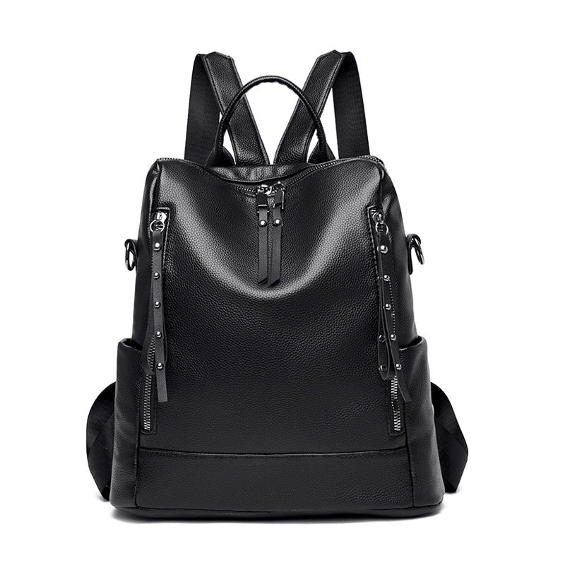 Chic Convertible Black Backpack