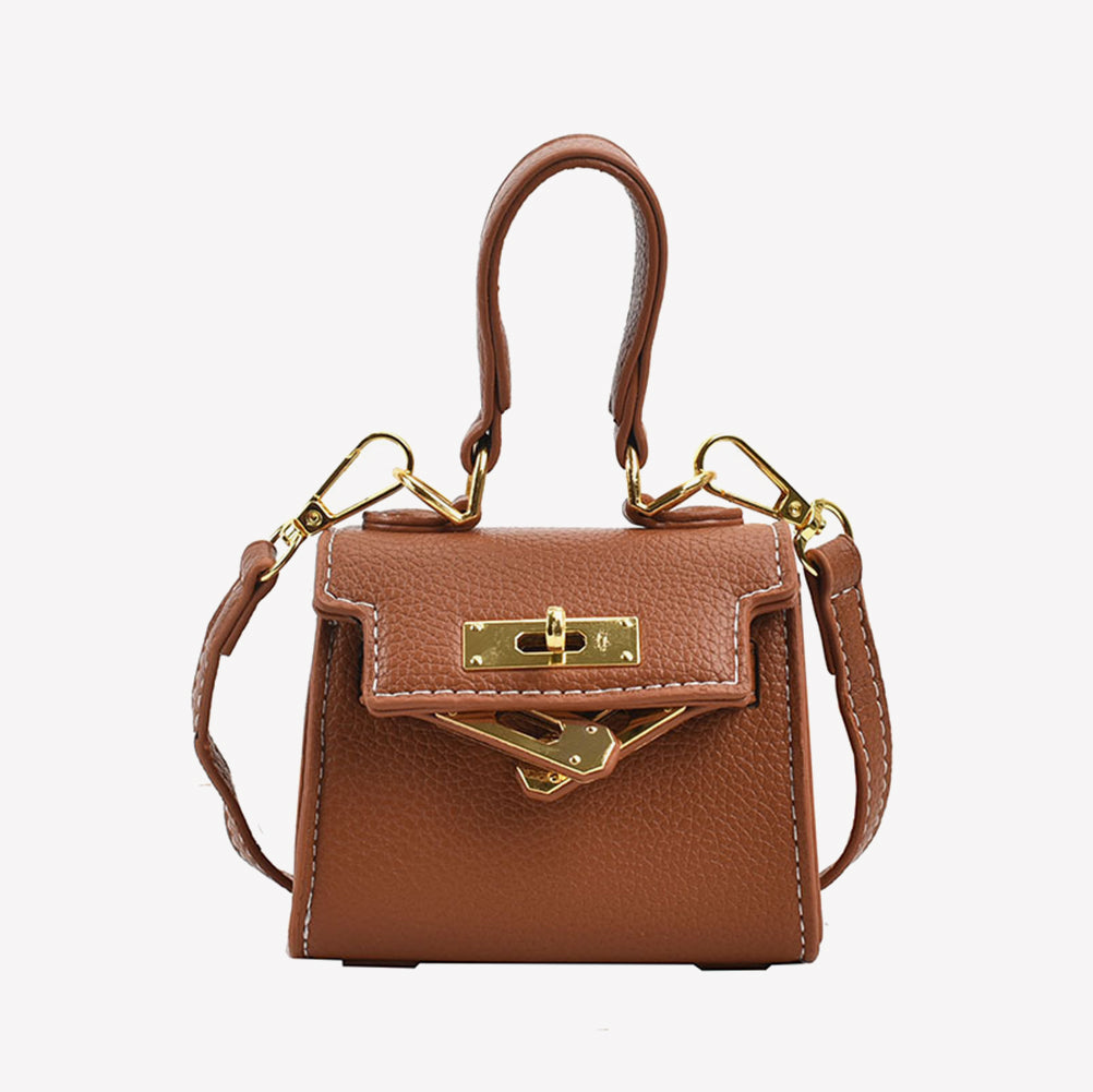 Mini  Kelly Bag for Girls Lipstick Shoulder Crossbody