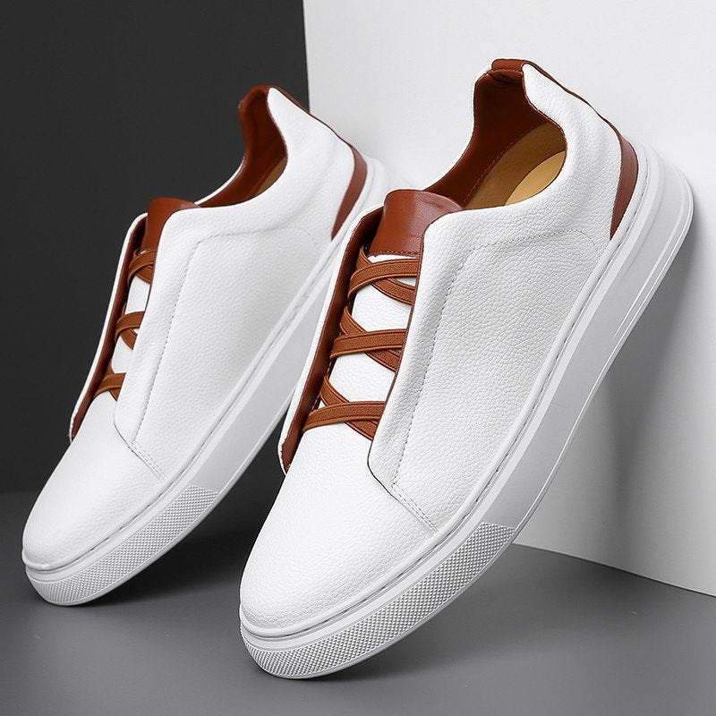 Comfort Core White Low Top Sneakers