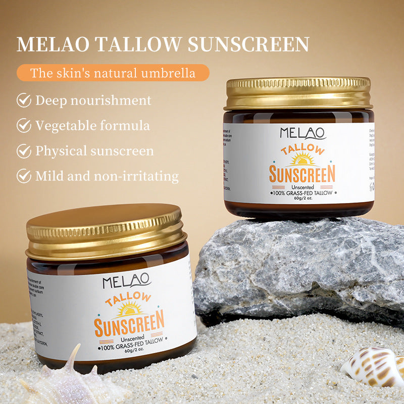 Grass-Fed Tallow Nourishing Sunscreen Cream