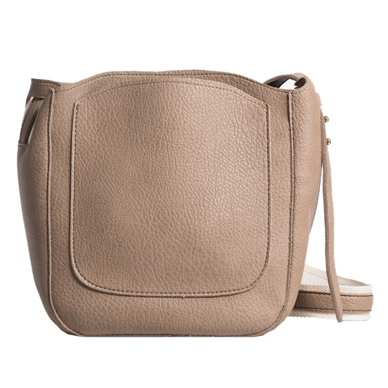 Solid Color Crossbody Bag