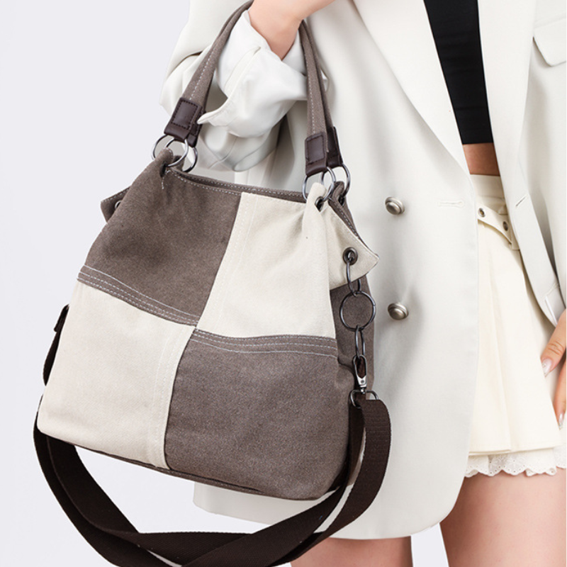 Canvas Slouch Shoulder Bag