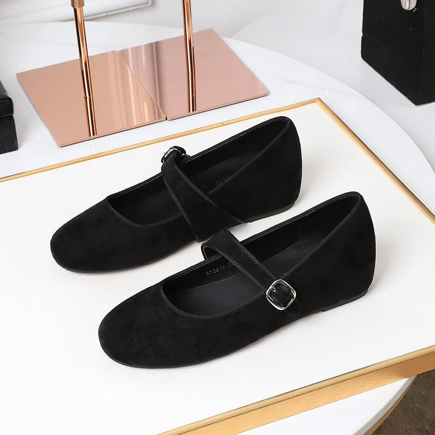 Leopard Print Hidden Wedge Pumps