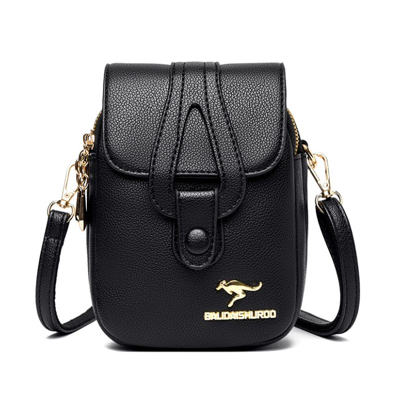 PU Leather Solid Color Mini Crossbody Bag