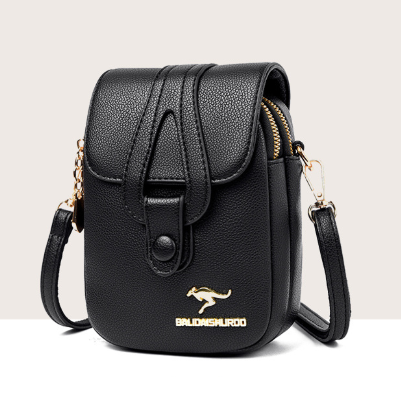PU Leather Solid Color Mini Crossbody Bag