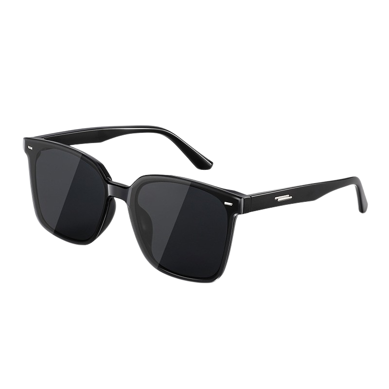 Retro Black Square UV Protection Sunglasses