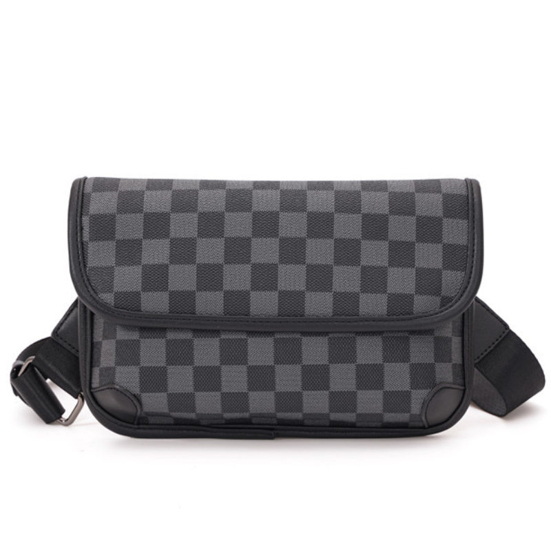 Plaid Roar Chest Crossbody Bag