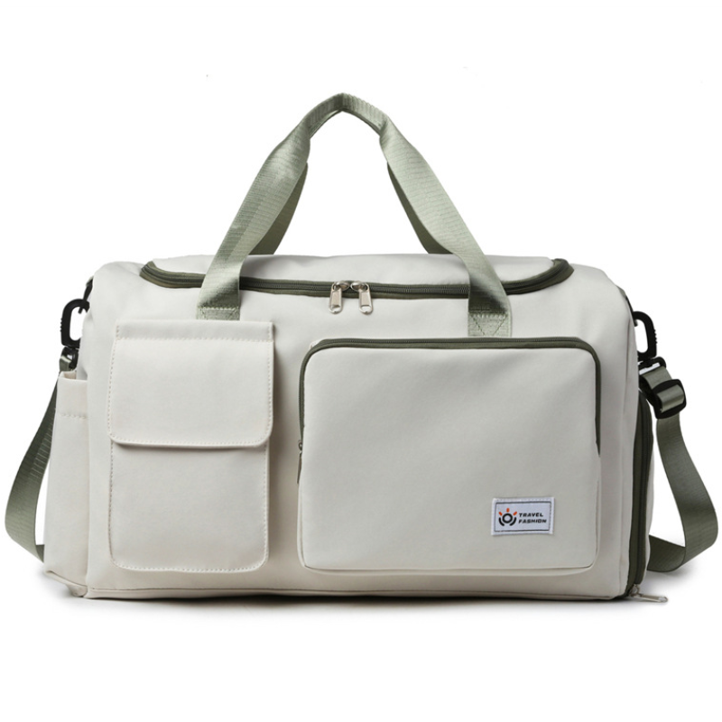 Contrast Color Oxford Sports Training Duffle Bag