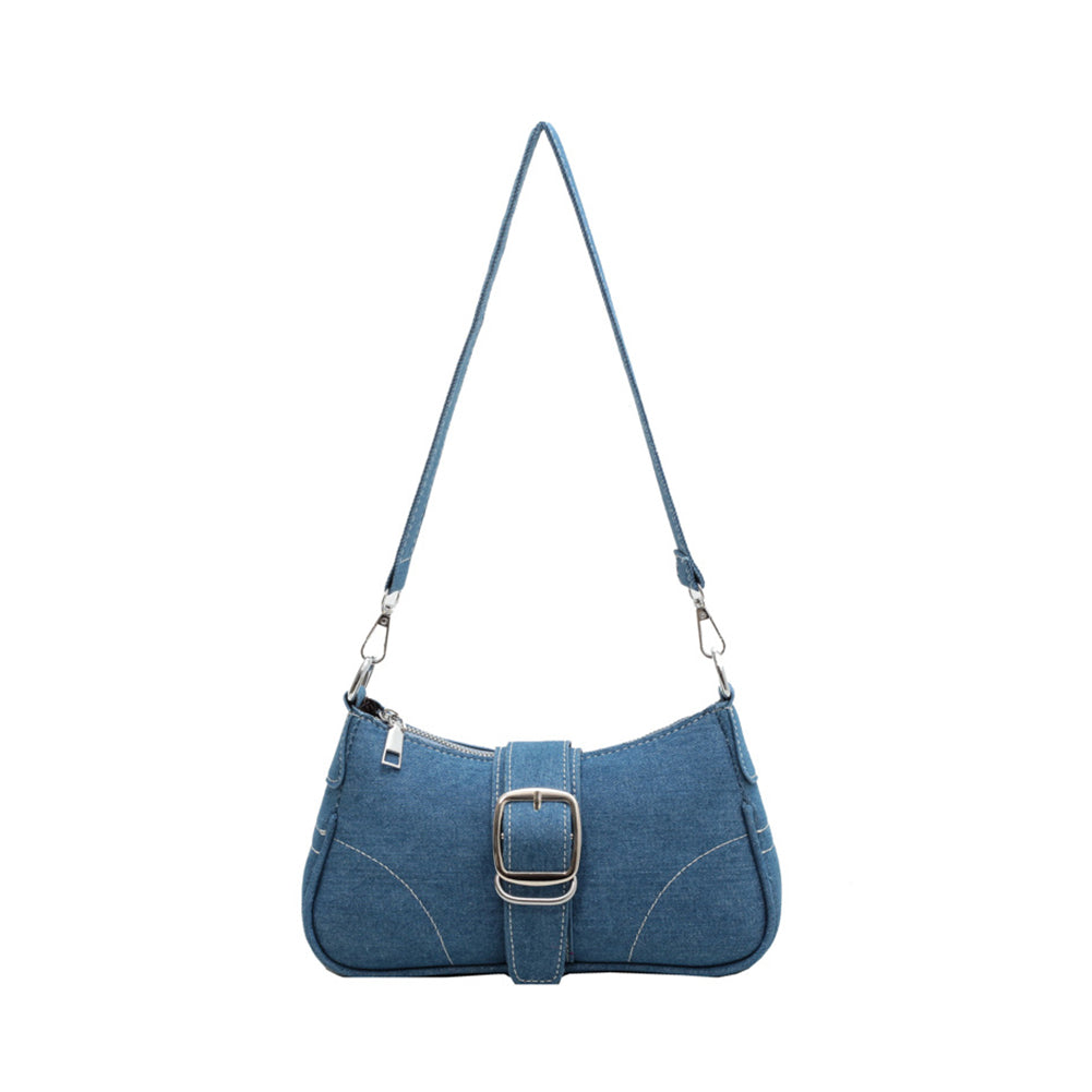 Vintage Denim Shoulder Bag