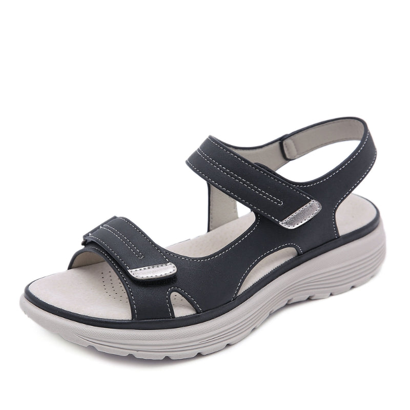 Adjustable Dual-Strap Comfort Wedge Sandals For Women