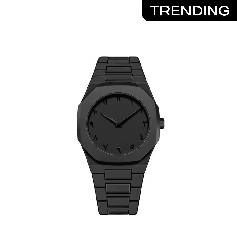 Arabic Dial Plastic Waterproof Luxury Men’s Watch