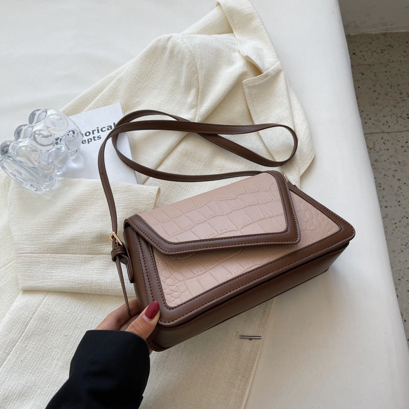 Serena Summer Croc Texture Underarm Shoulder Bag