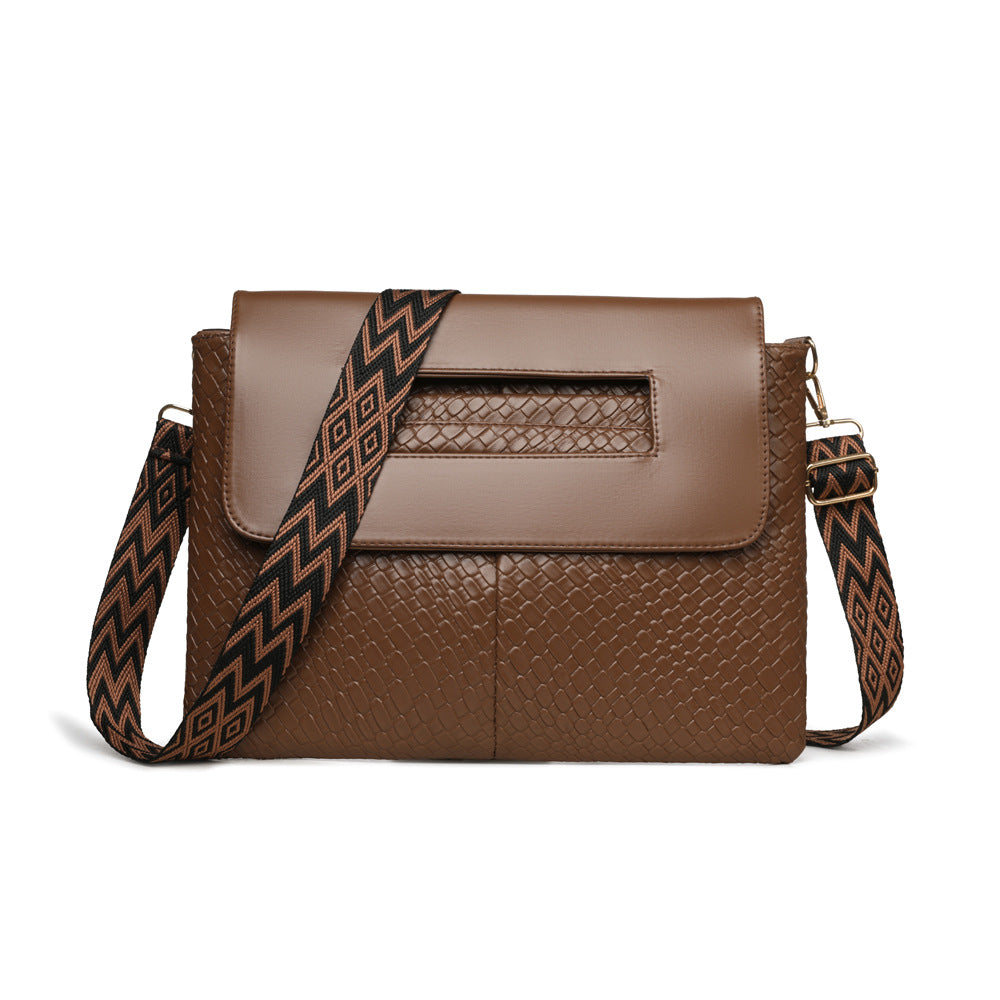 Avery Woven Shoulder Bag