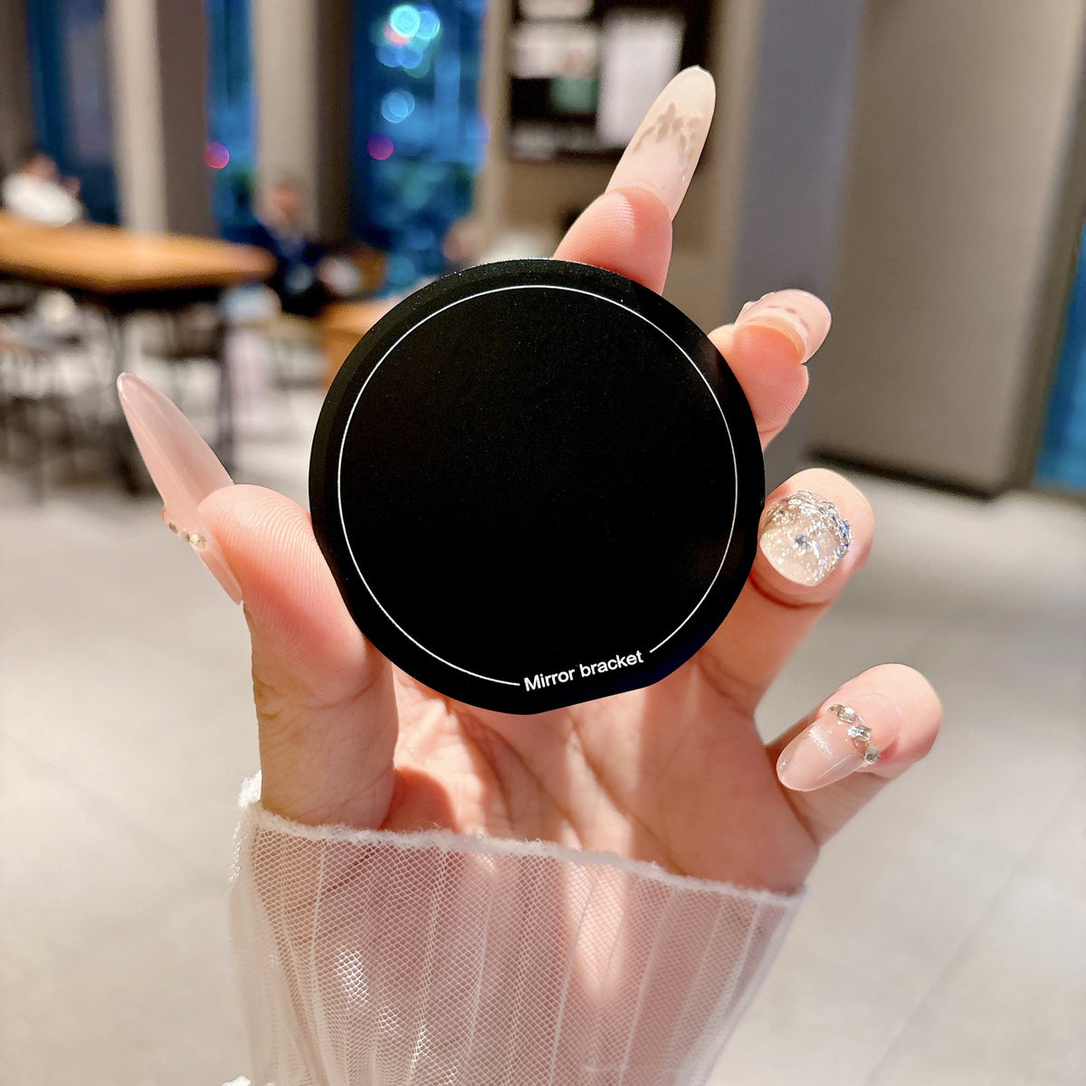 Magnetic Makeup Mirror Phone Stand