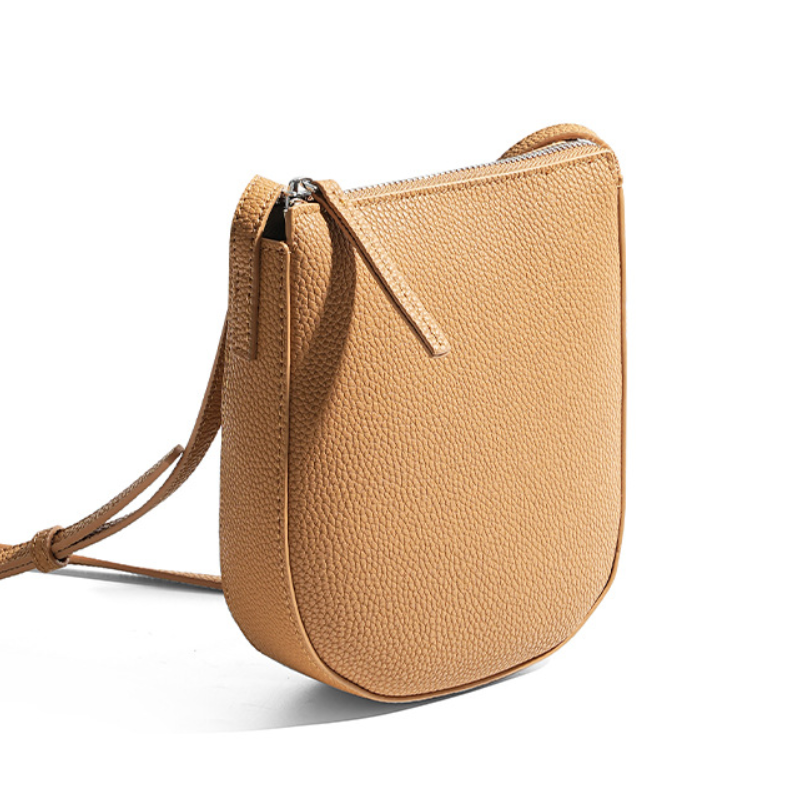 Sleek Essence Leather Crossbody