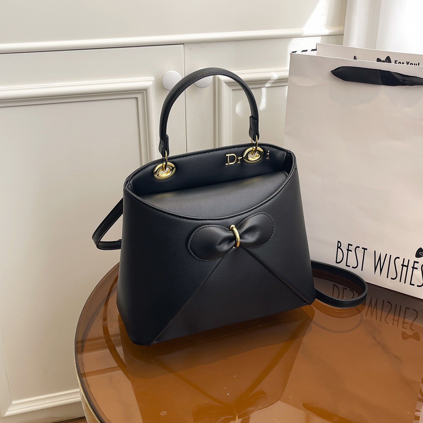 Bow Detail Chic Handbag