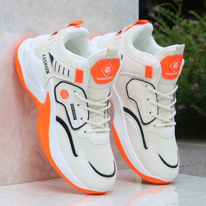 Men's Professional Padded High-Top Sport Runner Shoes