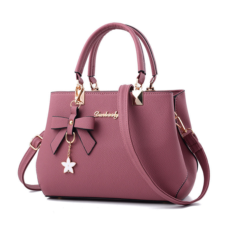 Trendy Bow Handheld Handbag