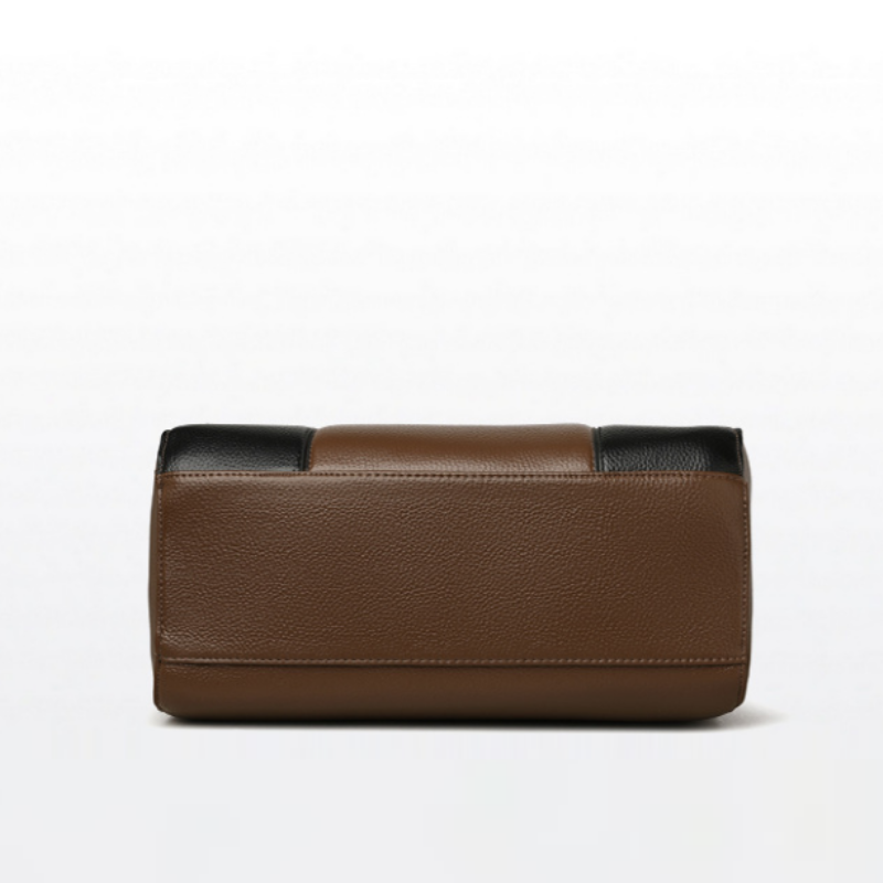 Monochrome Heritage Leather Handbag