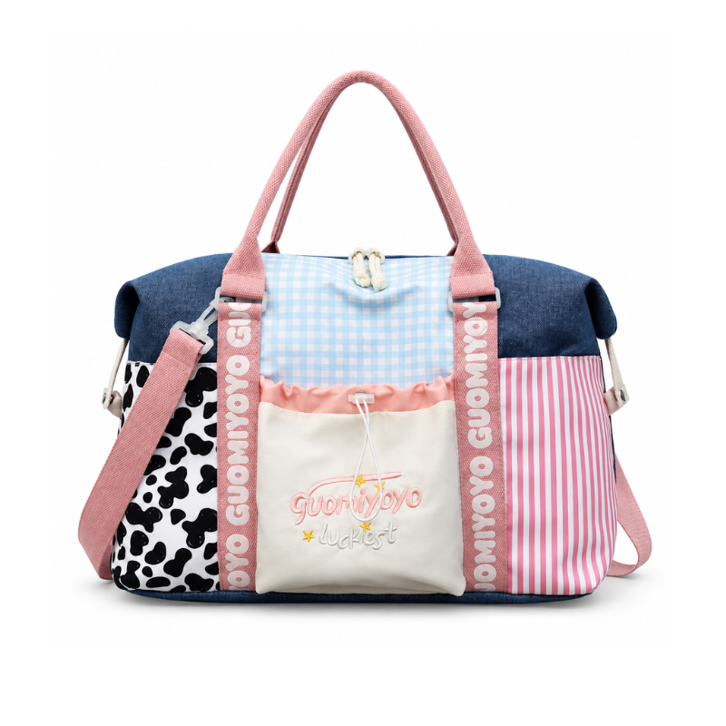 Women’s Colorblock Travel Shoulder Bag