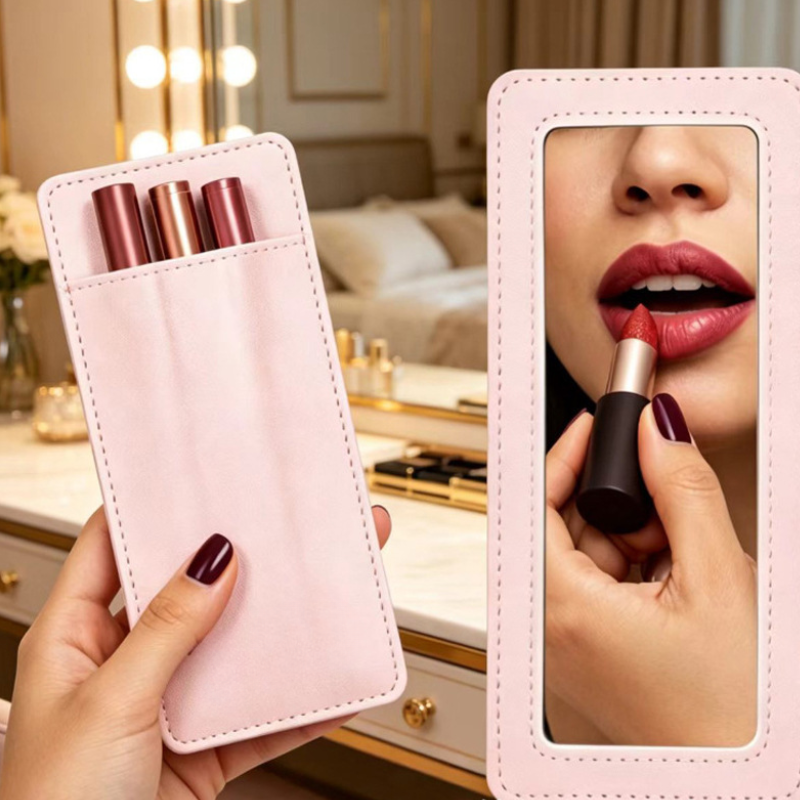 LumiLips Women’s Lipstick Organizer Case