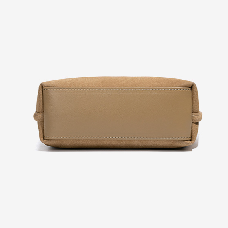 Retro Frosted Crescent Shoulder Bag