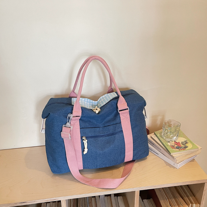 Women’s Colorblock Travel Shoulder Bag