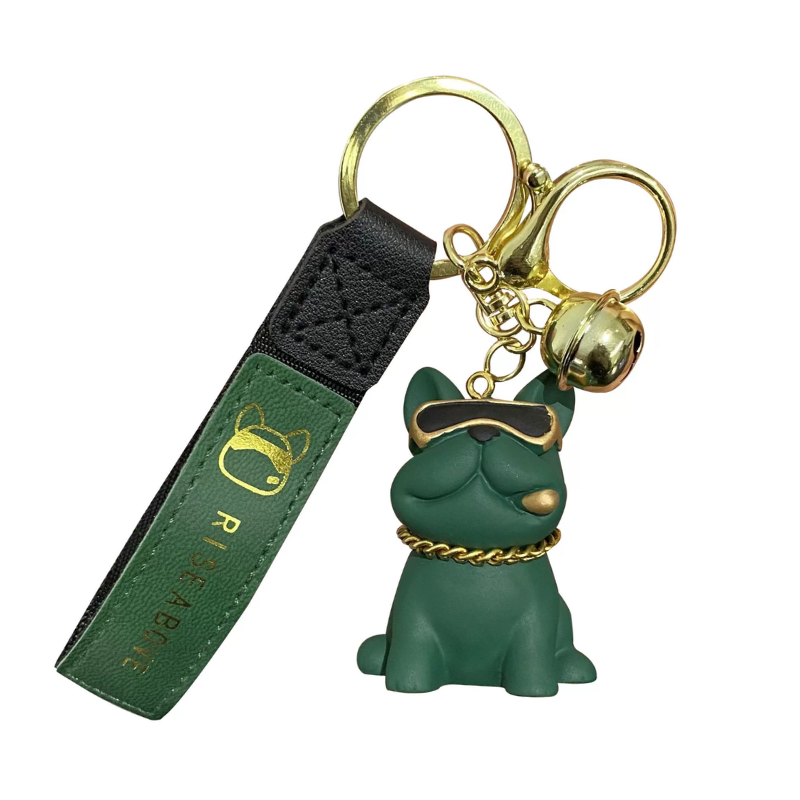 Cool Bulldog Keychain