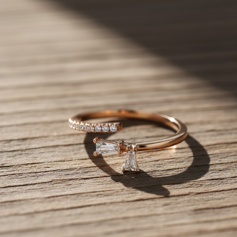 Minimalist Open Design Fashion Ring