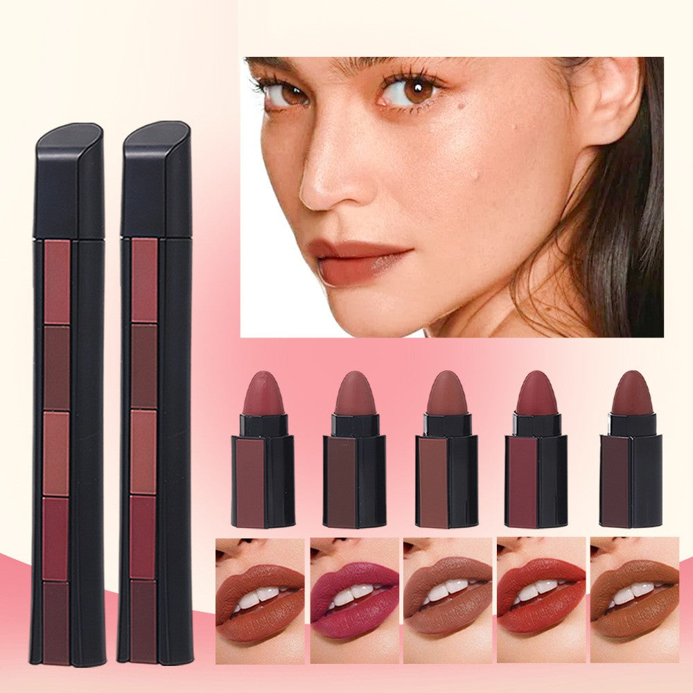 Five-Shade Matte Lipstick