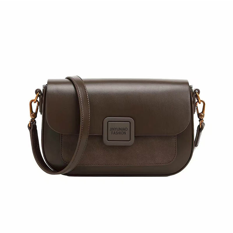 Vintage Library Saddle Crossbody Bag