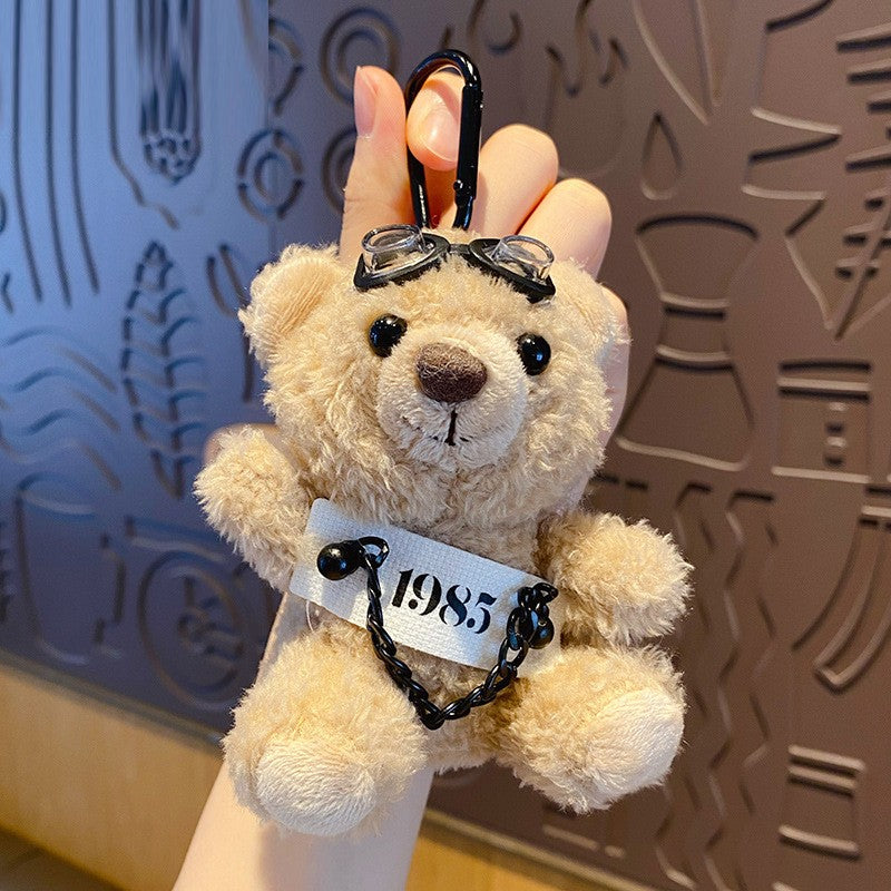 Cute Cartoon Plush Bear Bag Charm